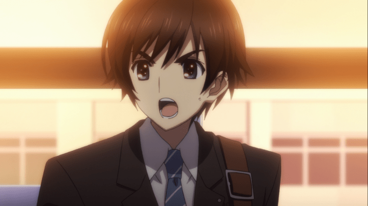 Sidenote: Haruki's eyebrowns are INSANE. They make every facial expression incredibly intense and the fact that he's the only character with this problem makes it all the more salient.